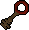 Bronze key red