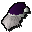 Purple Santa hat with beard