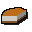 Slice of bacon cheesecake