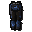 Blue dragonhide chaps