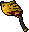 Gilded staff of collection