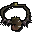Demon horn necklace