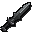 Off-hand iron ceremonial sword IV