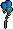 Blue party balloons (standing)