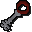 Silver key red