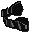 Black gauntlets