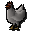 Common white hen