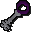 Silver key purple